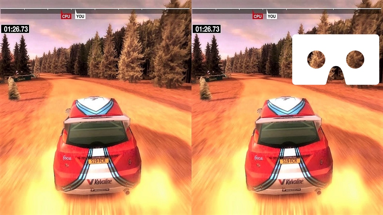 Colin Mcrae Rally Remastered 3D VR Video 3D SBS VR Box Google Cardboard