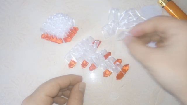 Бантики канзаши. Бантики из атласных лент и органзы. Канзаши мк. смотреть онлайн