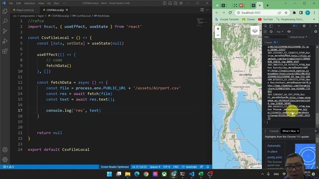 เขียนเว็บสร้างแผนที่ | React Leaflet | Read CSV #3 смотреть онлайн