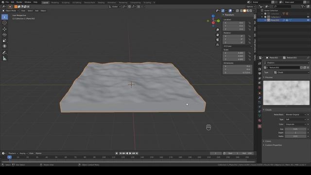 Low Poly вода в Blender 2.8 | Уроки blender 3d для начинающих | Уроки Blender на русском смотреть онлайн