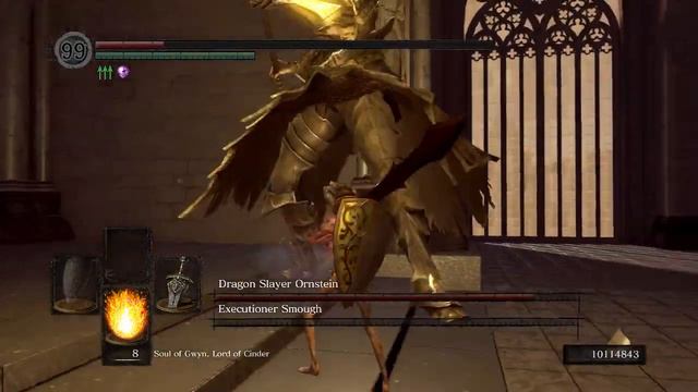 Ornstein and Smough (Mega Ornstein) NG+6 Black Knight Greatsword смотреть онлайн