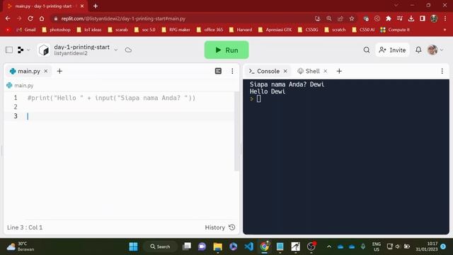 Demo Fungsi Input Pada Python 1 - Kelas X смотреть онлайн