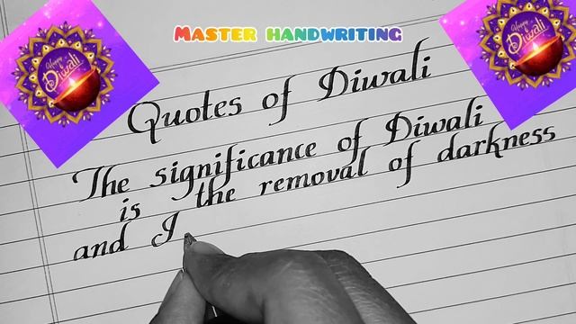 Happy Diwali Quotes in English | Diwali Wishes | Diwali Quotes in Beautiful English Handwriting смотреть онлайн