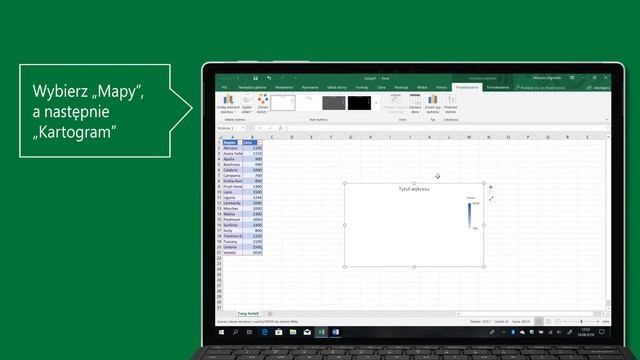 Office 365 | Jak przygotować wykres na podstawie danych z tabelki w aplikacji Excel? смотреть онлайн