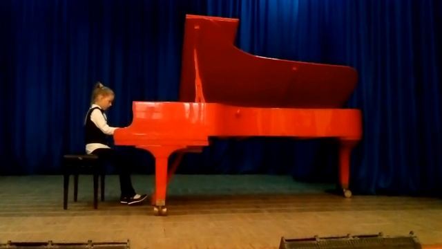Яровая Ангелина 9 лет Э. Григ Народная мелодия op.12 смотреть онлайн