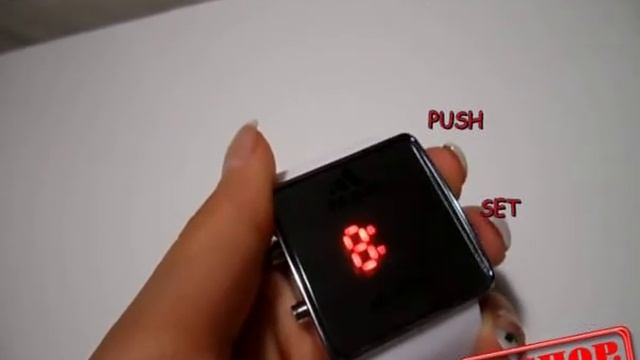 Часы наручные led watch adidas белые.avi смотреть онлайн