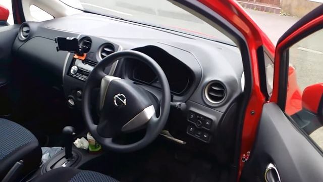 NISSAN NOTE COLOR ROJO 2016 IN JAPAN смотреть онлайн
