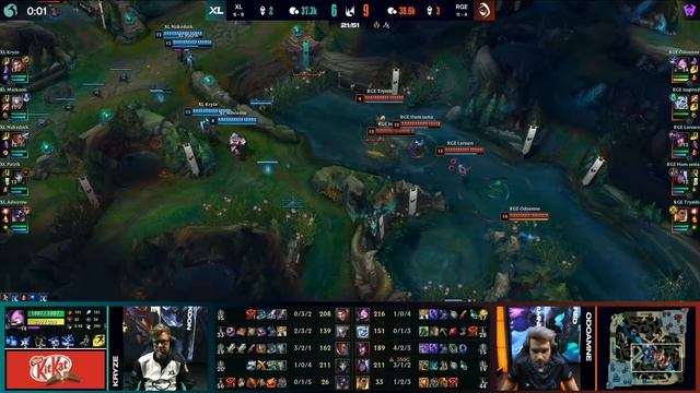 XL vs RGE - Highlights | Week 8 Day 1 S11 LEC Summer 2021 | Excel vs Rogue смотреть онлайн