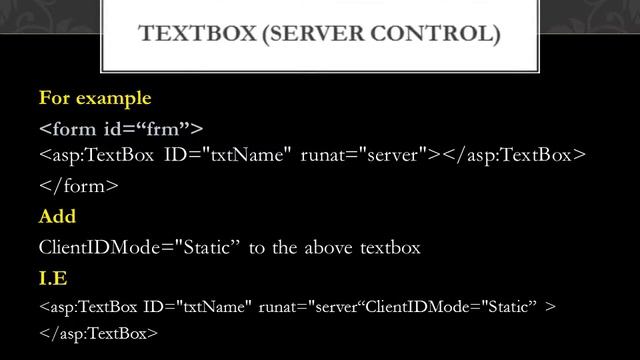 access server side control in javascript | Access Server Side Controls In Client Side | ASP.NET смотреть онлайн