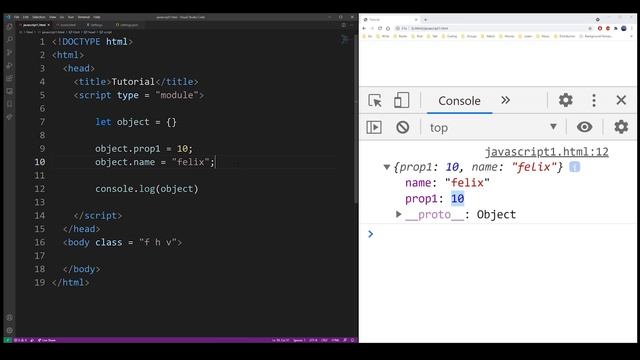 How to add property to an object in JavaScript смотреть онлайн