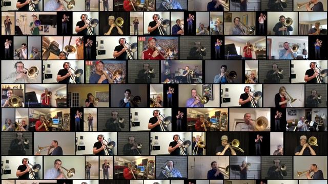 76 Trombones Wish YOU a Happy Birthday - Massively Silly Virtual Trombone Choir смотреть онлайн