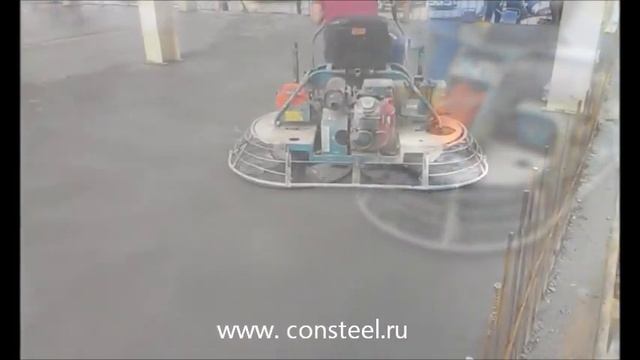 Производство промышленных полов с топингом смотреть онлайн