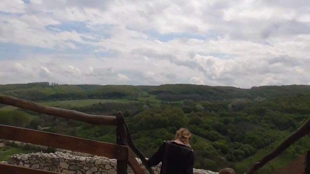 Развалины замка Чеснек. Венгрия. Здесь стоит побывать! смотреть онлайн