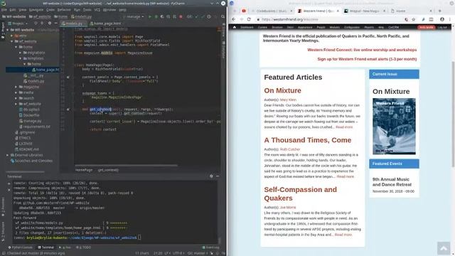(recap) Python, Django, & Wagtail website (part 6) смотреть онлайн