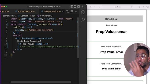 Change parent state from child components in React/NextJS смотреть онлайн