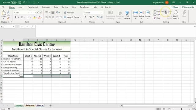 Excel 2019 Guided Proj 5 3 смотреть онлайн