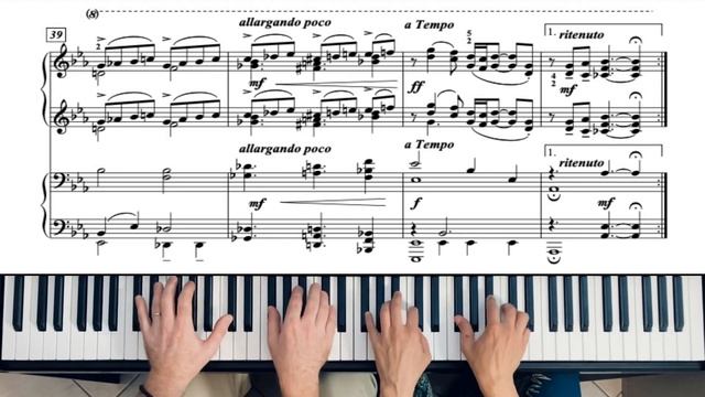 Juan María Solare "Tengo un tango" for piano four hands смотреть онлайн