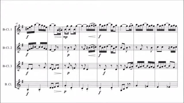 Scott Joplin | The Entertainer (complete Version!) | For Clarinet Quartet