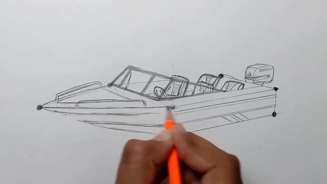 Motor Boat Drawing || SWAY || Step By Step смотреть онлайн