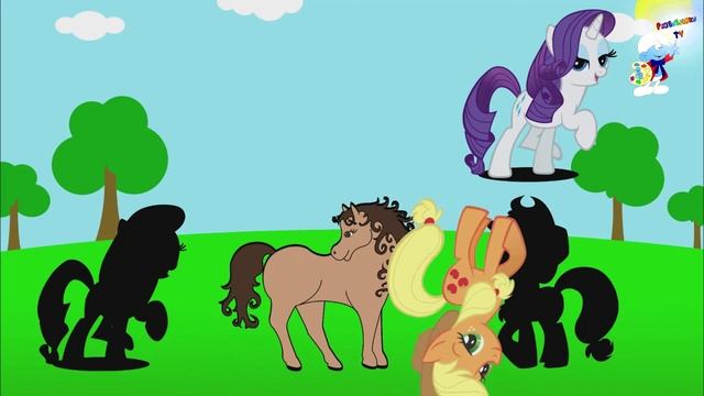 МИЛЫЕ ЖИВОТНЫЕ Пони, Корова, Кошка, Лошадь. Головоломка-викторина, Угадай My Little Pony смотреть онлайн