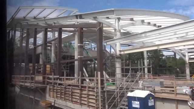 Soon-To-Be Potomac Yard Metrorail Station Under Construction смотреть онлайн