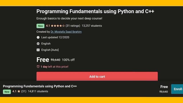 Udemy free Courses | Udemy Courses Coupon| Online Courses with FREE Certificate| Python, C++, Docke смотреть онлайн