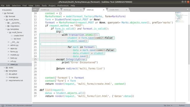 Create Multi Formset in Django смотреть онлайн