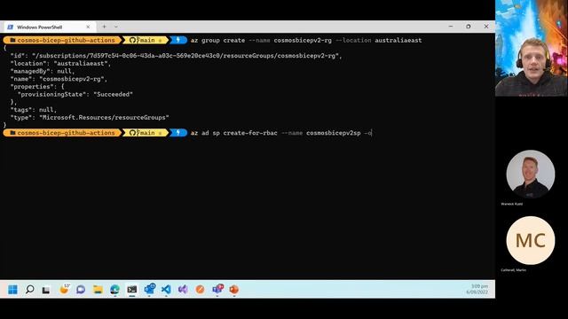 27: Deploying Azure Cosmos DB using Bicep and Github Actions смотреть онлайн