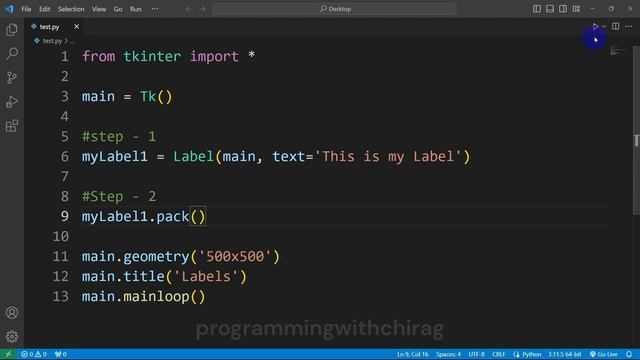 Text Labels in GUI #2 | Python Tkinter GUI Tutorial In Hindi | Learn Tkinter With Projects смотреть онлайн