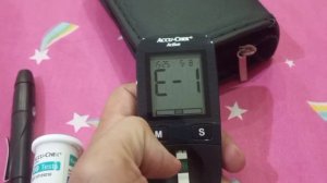 Accu check active glucometer Errors and how to solve these errors