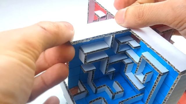 How to Make a 3D Marble Labyrinth Game from Cardboard смотреть онлайн