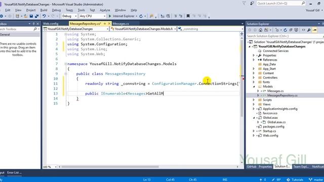 Database Push Notifications using Asp Net and SignalR смотреть онлайн