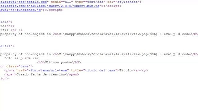 Tutorial Laravel: Página de perfil con sus últimos Temas (posts) смотреть онлайн