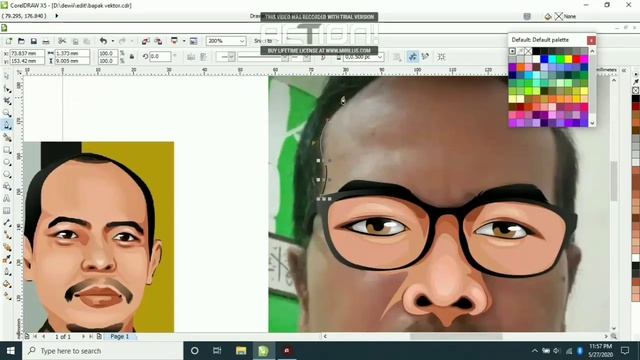 Tutorial Manual Trace Vektor via Coreldraw Dijamin Penasaran смотреть онлайн
