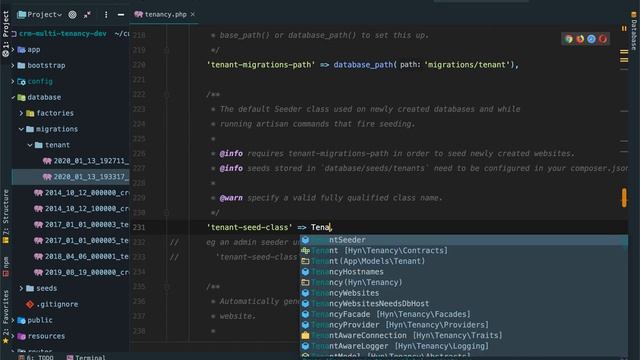 03 Migraciones y Seeds en aplicaciones Multi Tenancy con Laravel смотреть онлайн