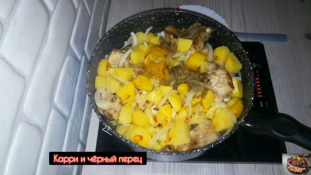 Куриное бедро с картошкой. смотреть онлайн
