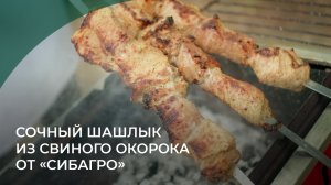 Сочный шашлык из свиного окорока от «Сибагро»