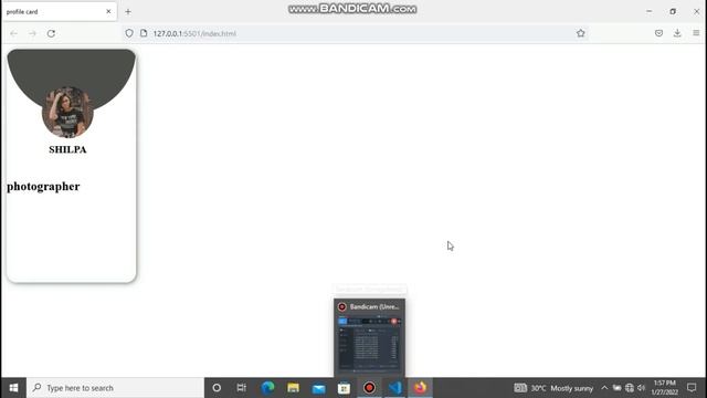 profile card /html css/profile card icons/web design tutorial смотреть онлайн