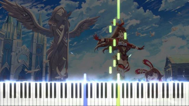 Genshin Impact/原神 - A New Day with Hope Piano Tutorial смотреть онлайн