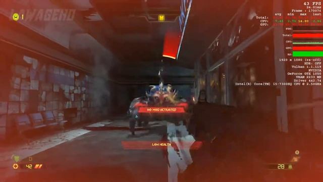 Doom Eternal HP Omen 15 GTX 1050 2GB i5 7300HQ смотреть онлайн