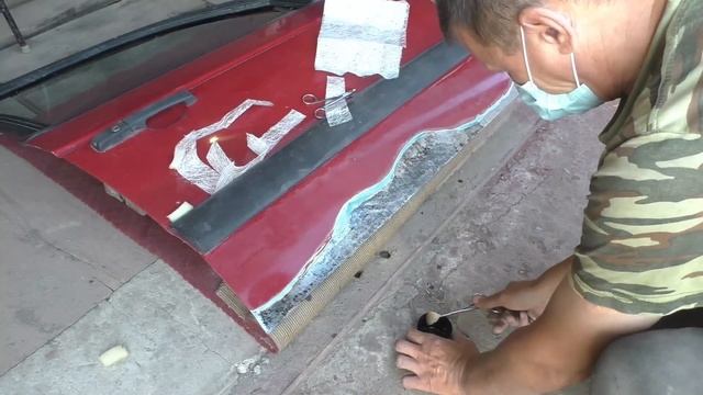 Ремонт кузова и покраска авто своими руками. Простой способ без сварки смотреть онлайн