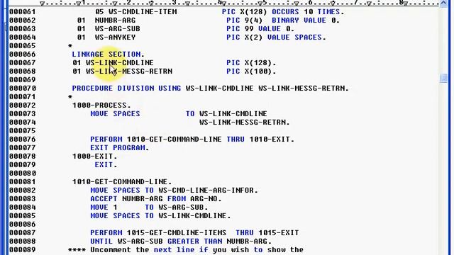 NetCOBOL for Windows Tutorial: Accept from Command Line plus Debug смотреть онлайн