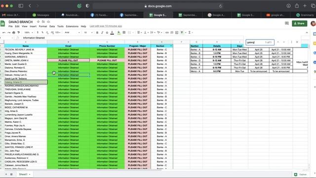 How to Search Your Name in Google Sheets / General Instructions смотреть онлайн
