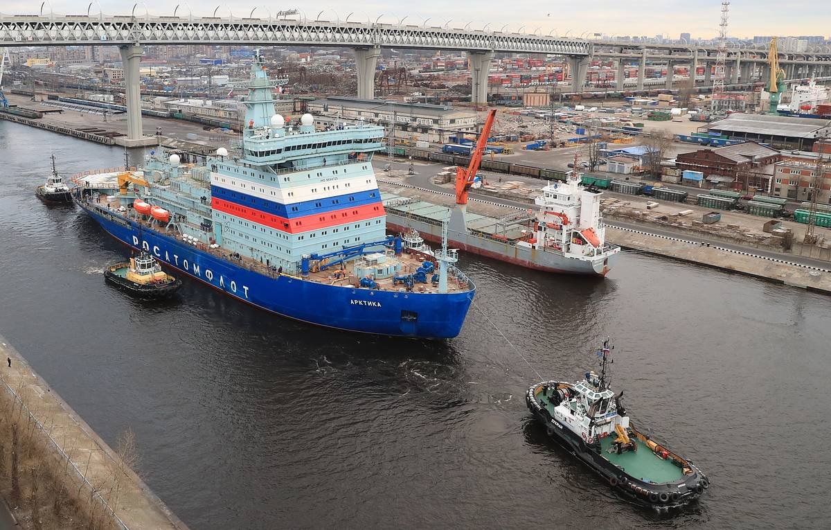 Ледокол «Арктика» проекта 22220 | Комментарии иностранцев смотреть онлайн
