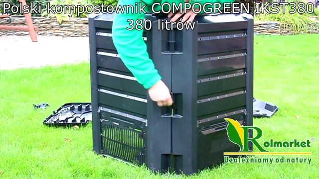 Montaż kompostownika COMPOGREEN IKST380C 380 litrów - jak zamontować kompostownik? | Rolmarket.pl смотреть онлайн
