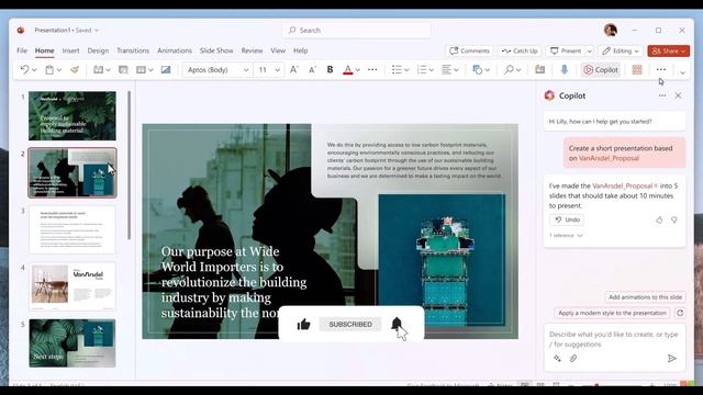 How To Use Microsoft Copilot In PowerPoint (EASY TUTORIAL) смотреть онлайн