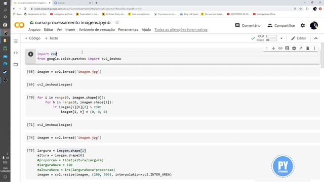 Como usar OpenCV no Google Colab смотреть онлайн
