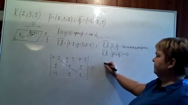 Лекция №7 "Уравнение плоскости. Уравнение прямой в пространстве" смотреть онлайн