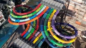 Самый лучший аквапарк  где самые длинные и страшные горки. #аквапарк