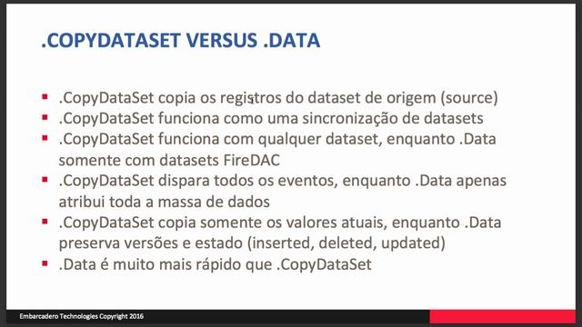 FireDAC TFDMemTable - DataSets em Memória смотреть онлайн